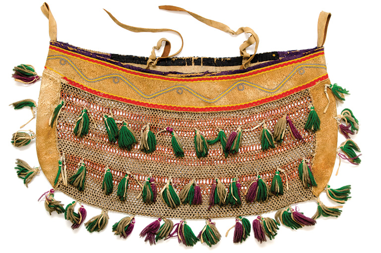 A bag with tassels
